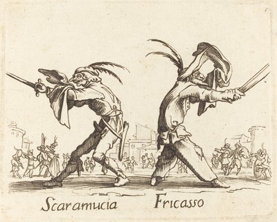 Scaramucia and Fricasso by Unbekannt