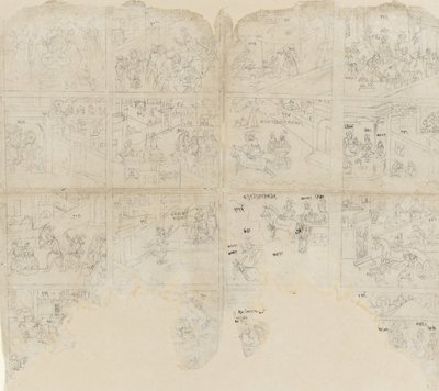 Scenes from the Bhagavata Purana, early 19th century by Unbekannt