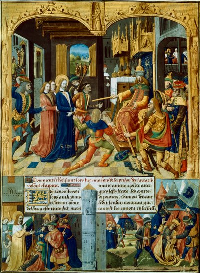 Scenes from the Seventh Crusade, 1248-1254 by Unbekannt