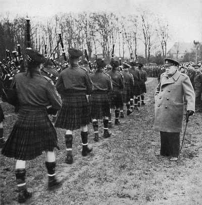 Scotties Parade on German Soil by Unbekannt