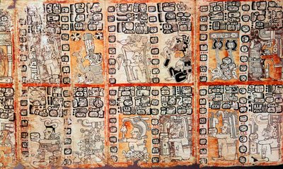 Section from the Mayan Troano Codex by Unbekannt