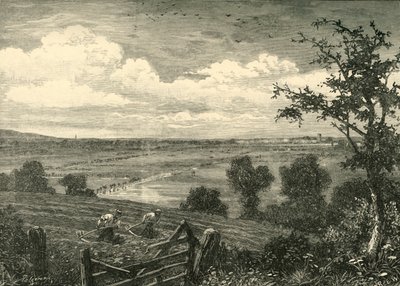 Sedgemoor, from Middlezoy, 1898 by Unbekannt