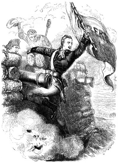 Sergeant Jasper Recovering the Flag by Unbekannt