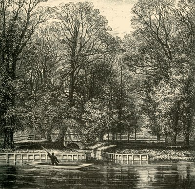 Sheep Bridge and Sixth Form Bench by Unbekannt