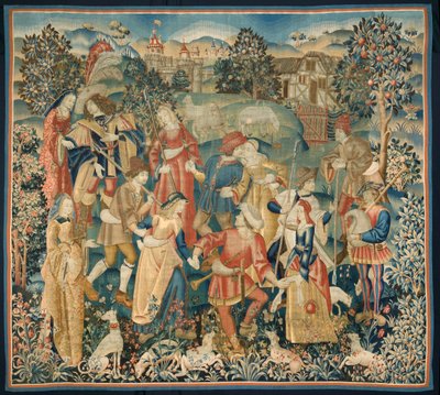 Shepherds in a Round Dance, around 1500 by Unbekannt