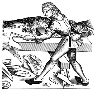 Ship Carpenter, 15th Century by Unbekannt