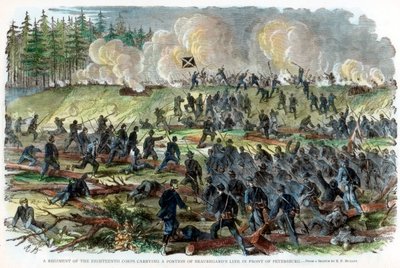 Siege of Petersburg, Virginia, American Civil War by Unbekannt