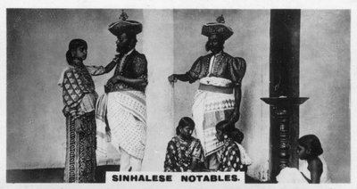 Sinhalese Notables, Ceylon by Unbekannt