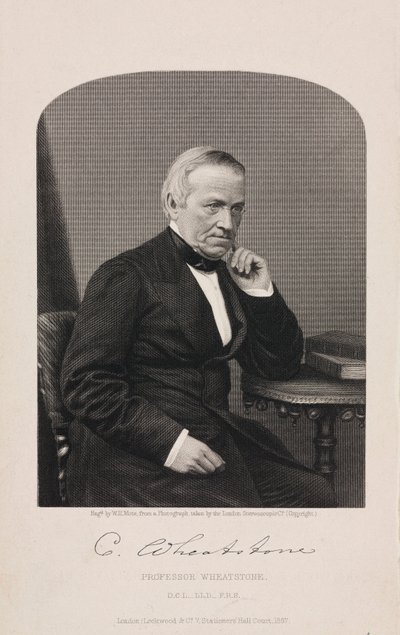 Sir Charles Wheatstone, English physicist by Unbekannt