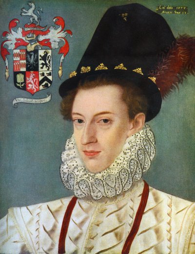 Sir Edward Hoby, 1560-1617 by Unbekannt