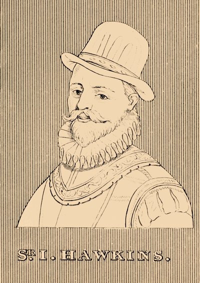 Sir I. Hawkins, 1532-1595, 1830 by Unbekannt