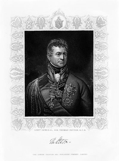 Sir Thomas Picton, British military leader, 19th century by Unbekannt