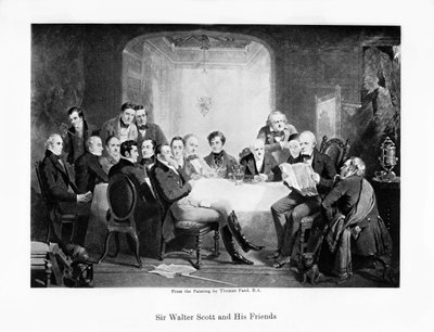 Sir Walter Scott and His Friends by Unbekannt