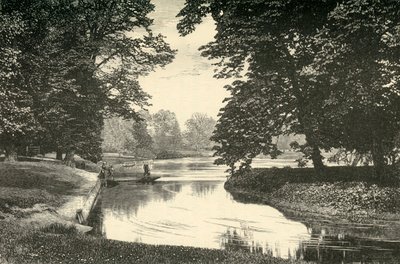 Sixth Form Bench, and Fellows Eyot by Unbekannt