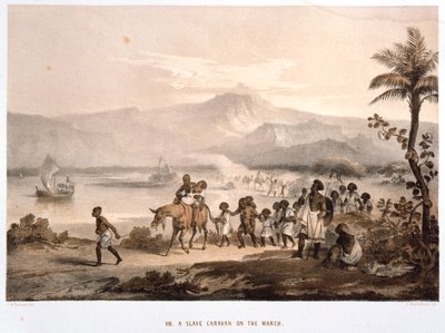 Slave Convoy on the March, 1852 by Unbekannt