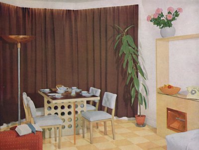Small Living-Dining Room by Unbekannt