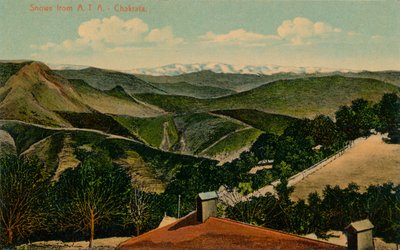 Snows from A.T.A. Chakrata, c. 1938 by Unbekannt