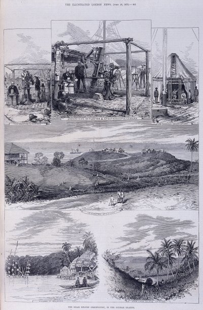 Solar Eclipse Observatory, Nicobar Islands, c1875 by Unbekannt