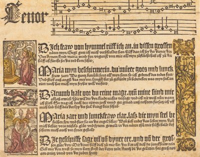 Song to the Virgin by Unbekannt