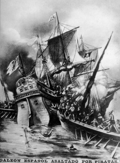Spanish Galleon assaulted by Unbekannt