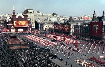 Sports Parade, Red Square, Moscow by Unbekannt