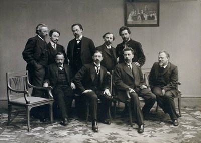 Wednesday, Russian Literary Group by Unbekannt