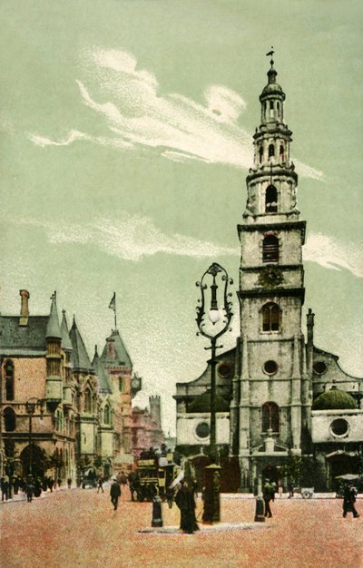 St Clement Danes, Strand, London by Unbekannt