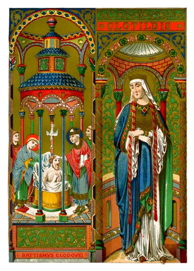 St Clotilda by Unbekannt