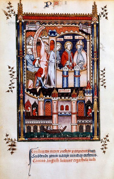 St. Denis in Chains, 1317 by Unbekannt