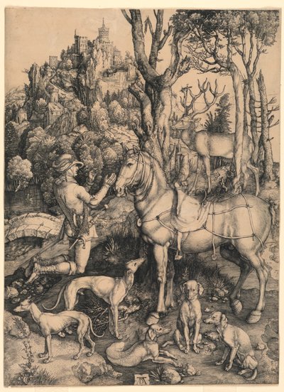 St. Eustace by Unbekannt