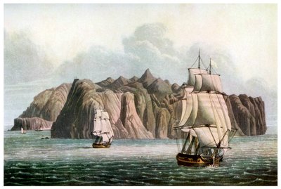 St Helena, in Napoleons Time, 19th century 1956 by Unbekannt