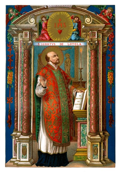 St Ignatius of Loyola by Unbekannt