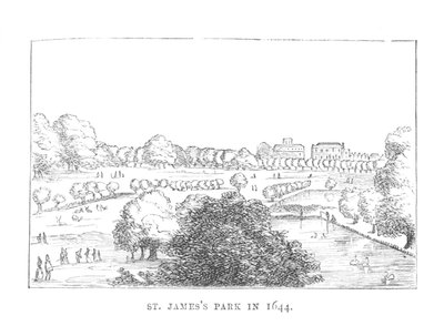 St. James Park in 1644, c1870 by Unbekannt