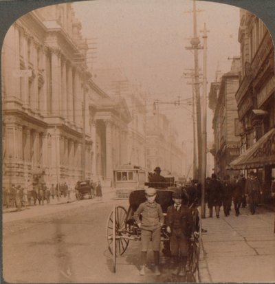 St. James Street, Montreal, Canada by Unbekannt