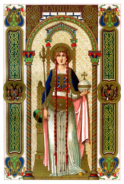 St Mathilda, 1886 by Unbekannt