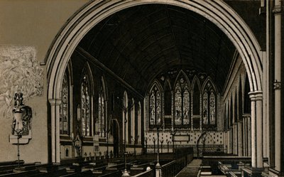 St. Nicholas Church, Interior, c1880 by Unbekannt