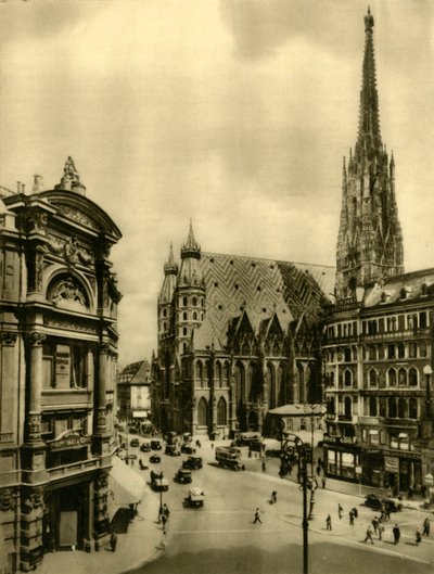 St Stephens Cathedral, Vienna, Austria, c1935 by Unbekannt