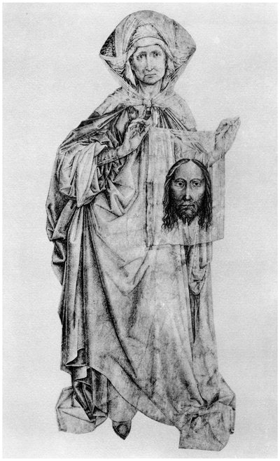 St Veronica, mid 15th century, 1958 by Unbekannt