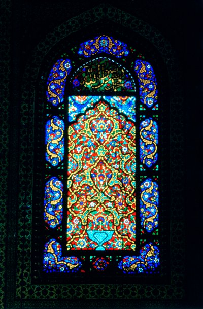 Stained Glass Window, Suleymaniye Mosque by Unbekannt