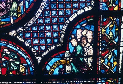 Stained Glass, Chartres Cathedral, France by Unbekannt