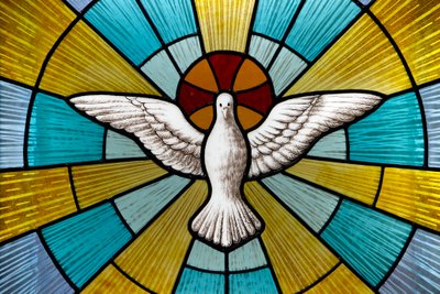 Stained Glass in Spirito Santo Church by Unbekannt