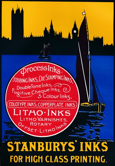 Stansburys Inks for High Class Painting, 1910 by Unbekannt
