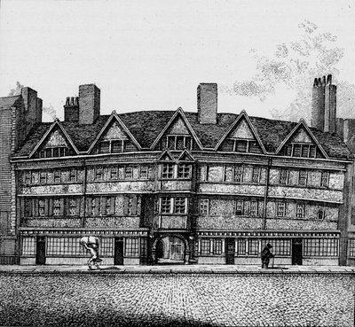 Staple Inn, High Holborn, London, c1890-1904 by Unbekannt