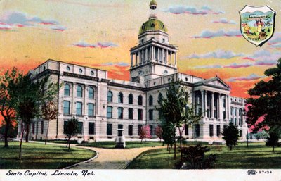 State Capitol, Lincoln, Nebraska, 1919 by Unbekannt