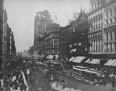 State Street, Chicago, c1897 by Unbekannt