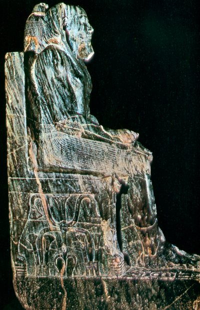 Statue of Pharaoh, Egypt, 4th Dynasty by Unbekannt