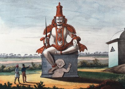 Statue of a Hindu Evil Genie by Unbekannt
