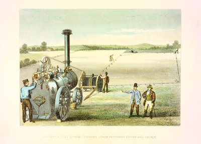Steam Ploughing Tackle, c1860 by Unbekannt