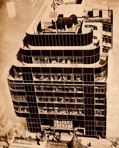 Steel, concrete and glass, make modern buildings by Unbekannt