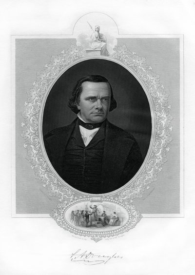 Stephen A Douglas, American politician by Unbekannt